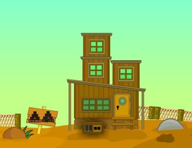 AvmGames Wooden Desert House Kori Escape